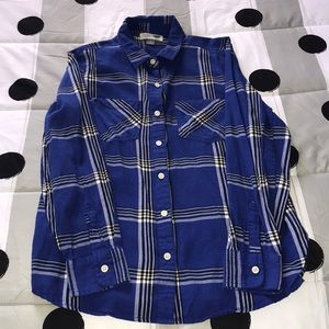 Blue Old Navy Plaid button down.
